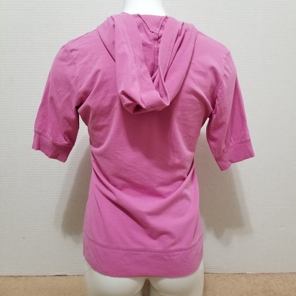 Nike top Medium hooded v-neck kangaroo pocket athleisure athletic lounge - Picture 3 of 13